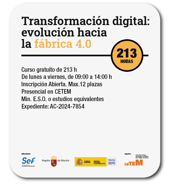 Transformación digital del mueble: evolución hacia la fábrica 4.0